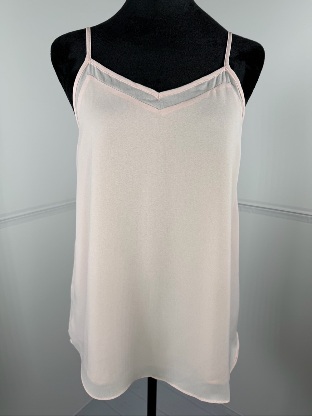 1.STATE Blush Pink Double Layer Chiffon Cami Size XS